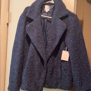 Lauren Conrad blue coat NWT